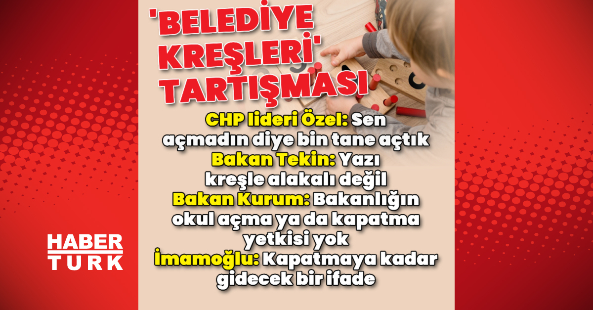 ‘Belediye kreşleri’ tartışması