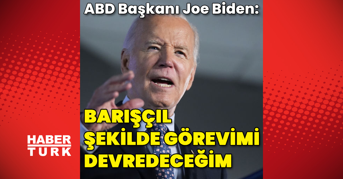 Biden ulusa seslendi: Ülkenin seçimini kabul ediyoruz