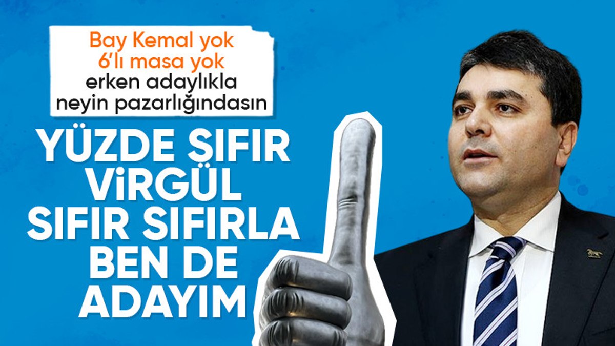 Gültekin Uysal, Cumhurbaşkanı adayı olduğunu açıkladı